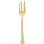 Gold Heavy Weight Forks - 20 Count