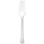 Clear Heavy Weight Forks - 20 Count