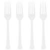 Clear Heavyweight Plastic Forks  - 50 Count
