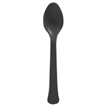 Black Heavy Weight Spoons  - 20 Count