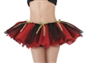 Red and Black Too-Too Skirt w/ Gold Bows