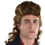 Mullet Wig - Brown