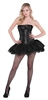 Black Corset Dress w/ Black Too-Too Med/Lrg Adult