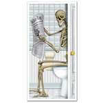 Skeleton Restroom Door Cover