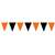 Orange And Black Pennant Banner