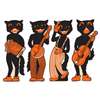 Vintage Look Cat Scat Band Cutouts