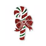 Prismatic Candy Cane Cutout