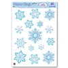 CRYSTAL SNOWFLAKE CLINGS