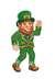 Jointed Leprechaun Cutout