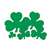 Printed Shamrock Cutout (12 in)