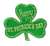 Glittered Shamrock Cutout (16 in)