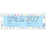 "It's a Boy" Sign Banner