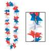 Patriotic Star Fabric Party Lei