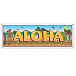 ALOHA TROPICAL BANNER