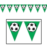 SOCCER BALL PENNANT BANNER