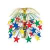 MULTI COLOR STAR CASCADE CENTERPIECE