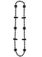 SOCCER BEADS - BLACK