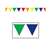 30' MULTI COLOR PENNANT BANNER