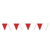 Red And White 30' Pennant Banner