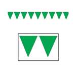 GREEN PENNANT BANNER INDOOR/OUTDOOR