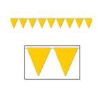 YELLOW PENNANT BANNER INDOOR/OUTDOOR