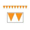 ORANGE PENNANT BANNER INDOOR/OUTDOOR