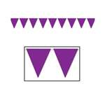 PURPLE PENNANT BANNER INDOOR/OUTDOOR