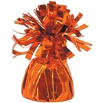 ORANGE MYLAR BALLOON WEIGHT