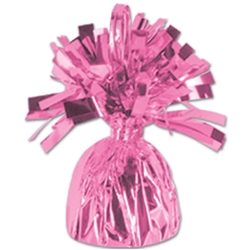 PINK MYLAR BALLOON WEIGHT