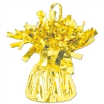 YELLOW MYLAR BALLOON WEIGHT