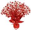 STAR GLEAM N BURST CENTERPIECE - RED