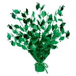 Graduation Cap Green Gleam N Burst Centerpiece