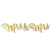 Mrs. & Mrs. Foil Banner Streamer