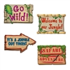 Jungle Sign Cutouts 18 Inches to 20 Inches