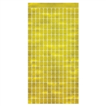Metallic Square Curtain - Gold