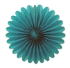 Teal Flower Paper Decoration