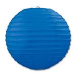 Blue Paper Lanterns 3 Pack 9.5 Inches