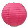 Cerise Paper Lanterns 3 Pack 9.5 Inches