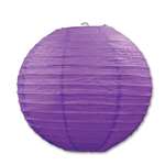 Purple Paper Lanterns 3 Pack 9.5 Inches