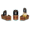 PIRATE SHIP FAVOR BOXES 3/PK