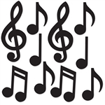 MUSICAL NOTES SILHOUETTES - MINI