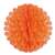 Orange Tissue 9 Inch Flutter Ball