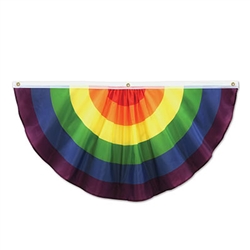 RAINBOW FABRIC BUNTING