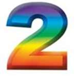 2  3-D NUMBER - MULTI-COLORED