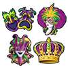 Mardi Gras Cutouts