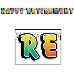 HAPPY RETIREMENT  BANNER