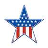 Patriotic Star Cutout - 15 Inches