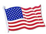 AMERICAN FLAG CUTOUT - 25