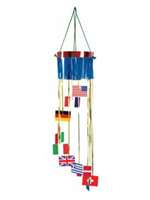 INTERNATIONAL FLAG SPIRAL DECORATION