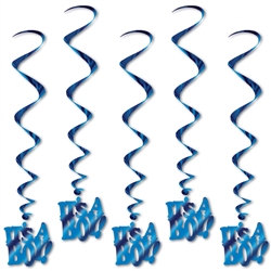 "It's A Boy" Whirls Decorations